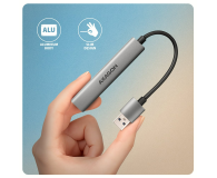 Axagon HUE-STA ALU STRIP USB-A 4 port hub - 1485468 - zdjęcie 4